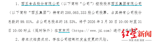  西王食品控股股东股份面临司法处置；集团债务压力延续多年；企业控制权或迎来调整。 股票财经 西王食品控股股东股份面临司法处置；集团债务压力延续多年；企业控制权或迎来调整。 股票财经 西王食品控股股东股份面临司法处置；集团债务压力延续多年；企业控制权或迎来调整。 股票财经 西王食品控股股东股份面临司法处置；集团债务压力延续多年；企业控制权或迎来调整。 股票财经 西王食品控股股东股份面临司法处置；集团债务压力延续多年；企业控制权或迎来调整。 股票财经