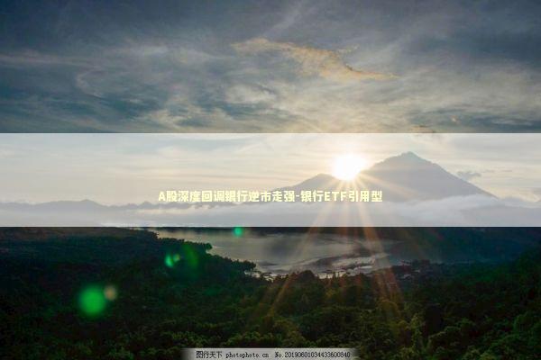 A股深度回调银行逆市走强-银行ETF引用型