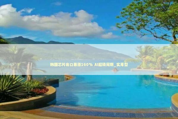 韩国芯片出口暴涨160% AI超级周期_实用型