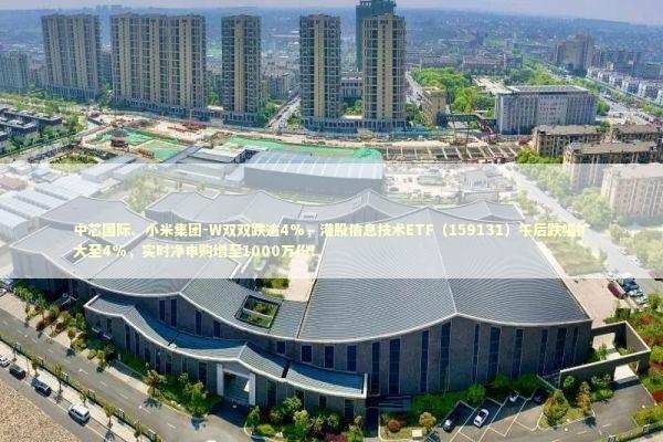中芯国际、小米集团-W双双跌逾4%，港股信息技术ETF（159131）午后跌幅扩大至4%，实时净申购增至1000万份！