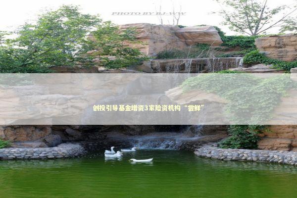 创投引导基金增资3家险资机构“尝鲜”