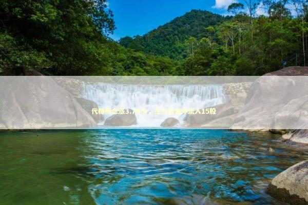 代糖概念涨3.74%，主力资金净流入15股